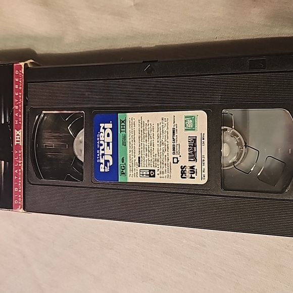 Return of the Jedi Star War vhs tape movie - Picture 4 of 4